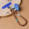 Estilo Nacional Cabeza de Mono Bodhi Lanyard para Teléfono Calabaza de Jade Dongling Borla de Algodón Lanyard Corto para Muñeca Colgador Antiperdida para Teléfono