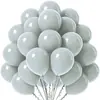 Balões de Aniversário Amazon 10 polegadas Conjunto de Balões de Cor Sólida Balões para Decoração de Feriado Balões Metálicos Foscos Maca