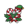 Insignia Broche Metálico Navideño Serie de Nuevo Producto Transfronterizo con Forma de Pingüino, Muñeco de Nieve, Coche y Oso de Dibujo Animado Lindo