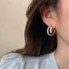 Moda Retro Primavera y Verano Pendientes de Gota de Aceite Aqua 2025 Nuevos Pendientes Populares de Alta Gama Pendientes Elegantes de Nicho