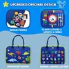 Tablero de Actividades de Fieltro Transfronterizo para Bebés, Tablero de Fieltro de Aprendizaje de Doble Cara, Nuevo Tablero de Actividades de Fieltro para Niños
