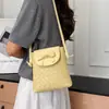 Bolso Pequeño de Nudo de Lazo con Patrón Tejido de Moda para Mujer 2026 Nuevo Casual Simple Versátil Mini Bolso de Hombro Cruzado