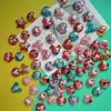 Verano 2025 nuevo color gelatina de princesa de hielo y nieve color amor parche plano DIY accesorios para el cabello hechos a mano accesorios para funda de teléfono móvil