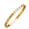 Pulsera de Acero de Titanio que No se Desvanece para Mujer, Galvanizado al Vacío de 18K, Pulsera con Cierre de Moda Versátil, Joyería Transfronteriza