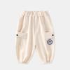 Calças de Moletom Infantis de Primavera Calças Casuais para Bebê Calças Estampadas para Meninos Roupas de Bebê de Primavera e Outono Calças Compridas para Crianças Meninas