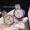 Estação Oeste Fornecedor Fabricante Relógio Feminino de Disco Madrepérola Gota d'Água com Calendário Diamante Aço Inoxidável Relógio de Quartzo Danaleno