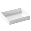 Plato para Comida Cocinada de Melamina, Platos de Pato Estofado, Platos Fríos, Plato para Carne Estofada, Bandeja de Exhibición para Buffet, Plato de Cena Rectangular