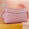 Bolso Cruzado con Relieve 2026 para Mujeres de Mediana Edad, Bolso de Hombro de Moda y Tendencia para Damas, Sencillo y Versátil