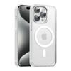 Adecuado para 16Promax Funda Magnética Ice Fog Frosted Anillo Metálico para Cámara Cubierta Protectora Magsafe Funda para Teléfono Móvil 16