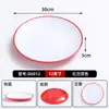 Tigelas de Hot Pot Picante Famosas na Internet, Tigelas Grandes Vermelhas e Brancas, Tigelas para Macarrão de Arroz, Tigelas para Macarrão de Caracol, Tigelas de Melamina para Uso Comercial para Lojas de Macarrão
