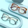 Moda europea y americana Gafas con montura de mariposa gafas para ordenador gafas para miopía gafas planas nuevas gafas anti-luz azul 2036
