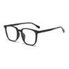 Gafas Xiaohongshu para Hombres con Miopía, Marco Cuadrado Negro para Mujeres, Luz Azul Anti-Reflejo, UV, Gafas de Miopía de Colores Cambiantes de Moda