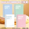 Caderno de Espiral A7 Desenho Animado Fofo Caderno de Bolso Portátil para Alunos do Ensino Fundamental Mini Portátil de Alto Valor com Virada Lateral Caderno Espesso