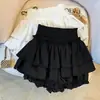 Nova Saia Bolinho Estilo Coreano Petite para Primavera e Verão 2026 Estilo Ballet Cintura Alta Versátil Anti-Exposição Saia Curta Evasê