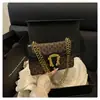 Bolsos Bolsos Retro de Gama Alta para Mujer Bolso de Hombro Elegante Versátil con Cadena 2025 Nuevo Bolso de Hombro Cruzado Estilo Coreano