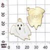 19 Fantasma de Halloween que Gotea Aceite Escoba Murciélago Sombrero de Mago Pulsera DIY Creativa Collar Colgante Accesorios de Joyería