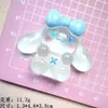 Luminoso Grande Lindo Bebé Dibujos Animados Horquilla Cuerda para el Cabello Colgante Vaso de Agua Funda para Teléfono Móvil DIY Joyería Resina Accesorios