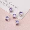 Cuentas Espaciadoras de Cubo de Azúcar con Circonita Chapadas en Oro de 14K Estilo Nuevo 2025 para Pulsera, Collar, Aretes DIY Accesorios de Joyería Venta al por Mayor