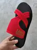 Zapatillas de talla grande de comercio exterior video en especie para mujer, zapatos de playa sandalias de punta abierta de fondo plano estilo europeo y americano, talla de zapatos para mujer 36-43