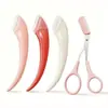 Kit de Cortador de Sobrancelhas em Forma de Meia-Lua para Iniciantes, Ferramenta Segura de Micro-Distância Anti-Risco para Aparar Sobrancelhas, Kit de Ferramentas de Beleza