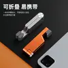 Suporte de metal para celular, liga de alumínio, portátil, dobrável, adequado para tablets de mesa, universal, mini, compacto, gadget dobrável