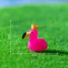 Transfronteiriço Novo Produto Boneca Flamingo Mutável Mengli Paisagismo de Jardim Acessórios Decorativos DIY Micro Paisagem Pequenos Enfeites