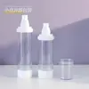 Frasco a Vácuo Transparente com Formato de Ombro 80/100/120ml, Frasco de Embalagem Cosmética de Grande Capacidade, Frasco Spray com Névoa Fina para Tônico
