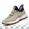 Sapatos Masculinos Primavera, Verão e Outono 2026, Sapatos Casuais Versáteis Esportivos de Solado Macio, Sapatos de Malha Respiráveis, Sapatos de Tecido Masculinos Modernos