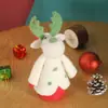 Decoración navideña transfronteriza decoración de fieltro de lana lindo muñeco de nieve mini decoración para colgar en el árbol muñeco de Papá Noel venta al por mayor