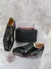 Mocasines de Cuero Genuino ACL para Hombre Suela Roja Estilo Británico Formal de Negocios Charol Brillante Slip-on Zapatos Perezosos Casuales