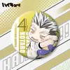 Voleibol co-man juvenil Bar y Chuan Che Ying montaña Feixiong Sun Xiang Xiang Yang insignia secundaria yuan anime periférico insignia