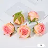 Gotas de Rocío Simuladas, Cabezas de Rosa Loulan, Decoración de Boda, Trabajadores de Paredes de Flores, Flores de Seda DIY, Gotas de Rocío Simuladas, Capullos de Flor