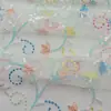 Bordado de Lentejuelas en Malla, Tela Bordada con Lentejuelas Iridiscentes, Tela de Malla Bordada Hecha a Mano para Vestido Hanfu