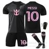 25-26 Miami Visitante No.10 Messi Jersey No.9 Suarez No.23 Beckham Ropa de Fútbol para Niños