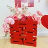 Arreglos Florales de Boda para Sala de Estar, Dormitorio, Mesita de Noche, Flores Artificiales, Jarrones de Mesa para Habitación de Boda, Decoración para la Mesa de Firma
