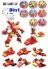 Misto 75MM70mm Gashapon Ovo Divertido Montagem DIY Carrinho de Engenharia Máquina de Cápsulas Brinquedo Máquina de Venda Automática Gashapon