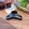 Pinza de Garra Retro de Media Luna Estilo Coreano con Diseño de Luna Degradada, Pinza de Tiburón Francesa para Cabello Grueso, Pasador para Moño, Accesorio para el Cabello