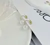 Aretes de Perla Grises de Nicho Aretes de Perla Grandes Accesorios para Pendientes ins Pendientes de Plata con Aguja Pendientes de Perla Sensación de Alta Gama Mayoreo