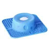 Tazón anti-deslizante y anti-salpicaduras de gran capacidad para alimentación lenta con ventosa Perro Tazón para lamer líquidos Mascota de silicona Alfombrilla para lamer