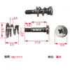 Parafuso de mola para backplane de placa de vídeo parafuso combinado de níquel parafuso combinado arco íris jijia micro estrela núcleo parafuso de placa de vídeo M2