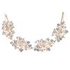 Acessórios de Cabelo, Tiaras Florais, Faixas de Cabelo, Vestidos de Noiva com Flores Bordadas e Pedras de Diamante, Pentes para Coques de Madrinhas, Tiaras de Ar com Ondas