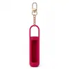 Estuche de silicona para perfume y brillo de labios transfronterizo con llavero, estuche de silicona portátil para labiales para uso en exteriores, accesorio para llaves, estuche para botella de perfume