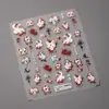 Pegatinas para Uñas Tensor Zorro de Nueve Colas Ts3626 Estilo Chino Láser Fantasía Cabeza de Zorro Elementos de Máscara de Zorro Pegatinas para Uñas