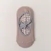 Meias de Yoga Transfronteiriças para Mulheres, Estilo Fino de Verão, Pegada de Silicone Antiderrapante, Calcanhar Antiderrapante, Meias para Esportes Internos, Fitness, Pilates