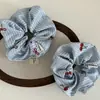 Gomita Bordada de Cereza Dulce y Linda, Elástico Elegante y con Estilo para el Cabello para Mujeres