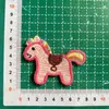 Nova Moda Desenho Animado Pequeno Bordado Solúvel em Água Pônei DIY Decoração de Roupas Acessórios Atacado