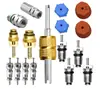 Núcleo de Válvula de Ar Condicionado Automotivo R134A para Buick, Audi, Fukang, Peugeot, Sagitar, Pacote Misto de Agulhas de Válvula em Caixa