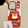 Suporte Magnético Criativo Tridimensional de Caroço de Maçã Verde para Celulares Magsafe, Forte Adsorção para Uso na Mesa, Gadget para Pessoas Preguiçosas
