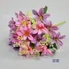 Ramo de Flores Artificiales 18 Cabezas Pintura al Óleo Lirio Flores Falsas Flores Artificiales Decoración del Hogar Lirio Artificial Adornos de Flores Falsas