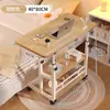 Mesita de noche, Mesa de computadora elevable móvil, Escritorio simple para estudiantes, Mesa de estudio para cama en el dormitorio del hogar, Escritorio de oficina